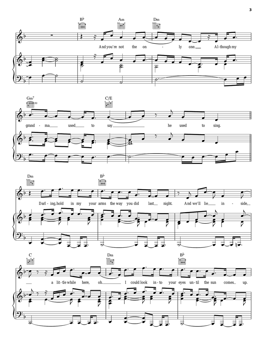 Afire Love Acoustic Guitar scores gallery preview page 3
