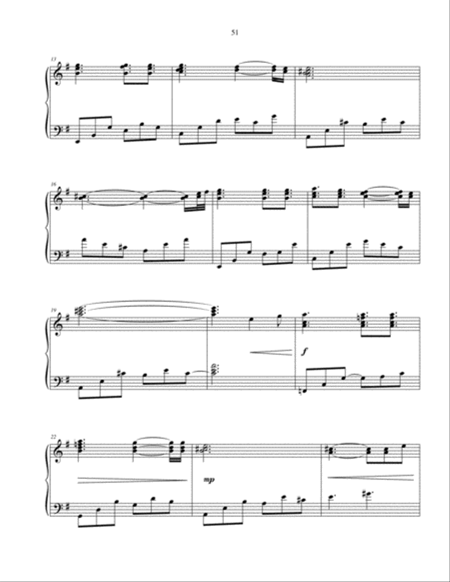 The Bells of Bethlehem - piano solo Piano Solo scores gallery preview page 2