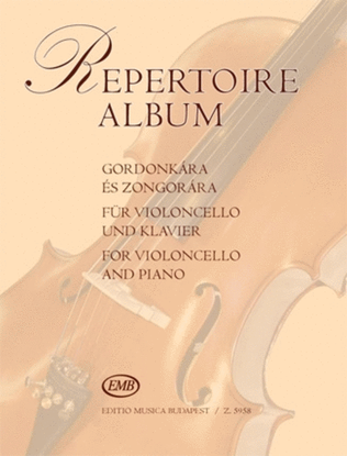 Book cover for Repertoire Album Für Violoncello Und Klavier
