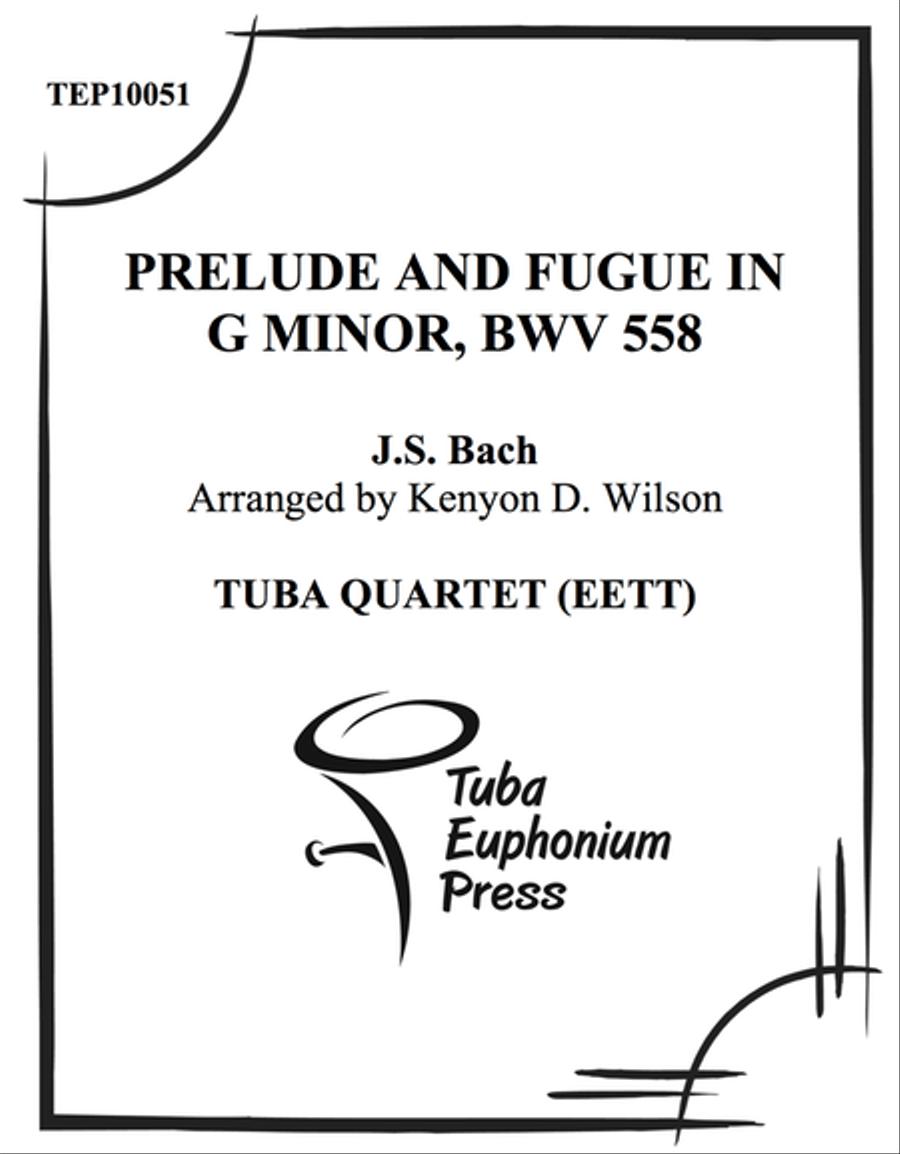 Prelude and Fugue in G Minor, BWV 558 EETT scores gallery preview page 1