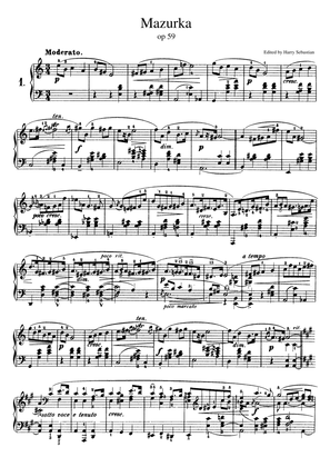 Chopin- Mazurka Op. 59 ( Complete)