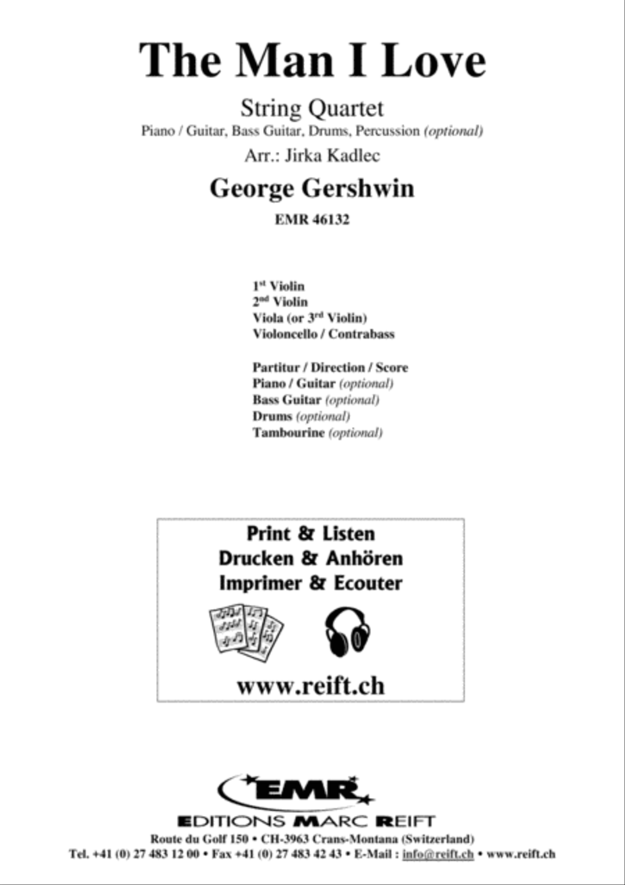 The Man I Love Cello scores gallery preview page 2