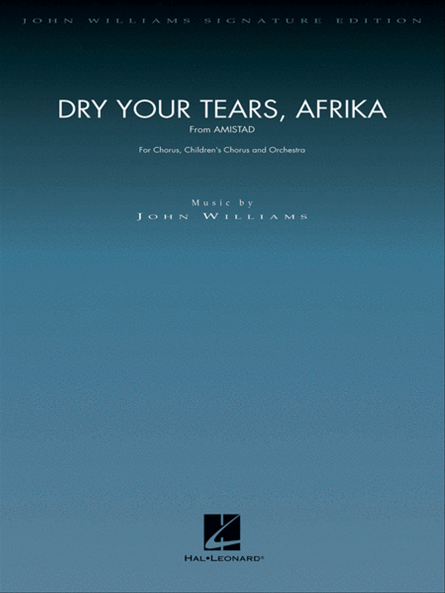 Dry Your Tears, Afrika (from Amistad) Choir scores gallery preview page 1