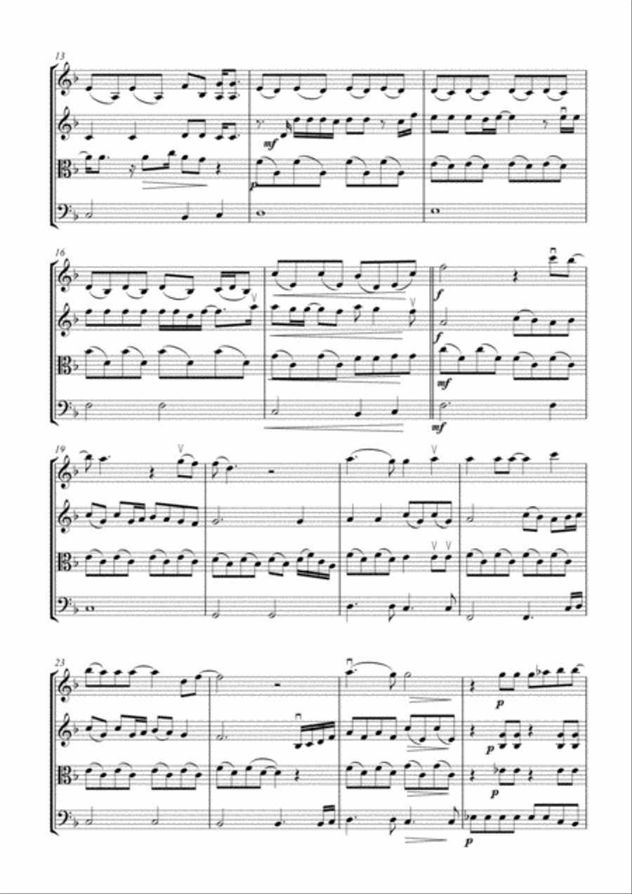 Always Always String Quartet scores gallery preview page 2