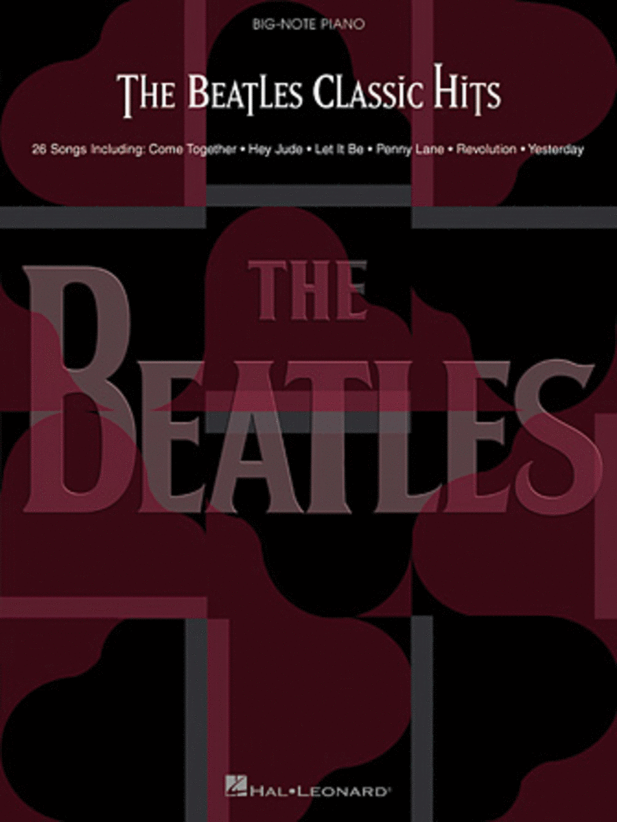 The Beatles Classic Hits Easy Piano scores gallery preview page 1