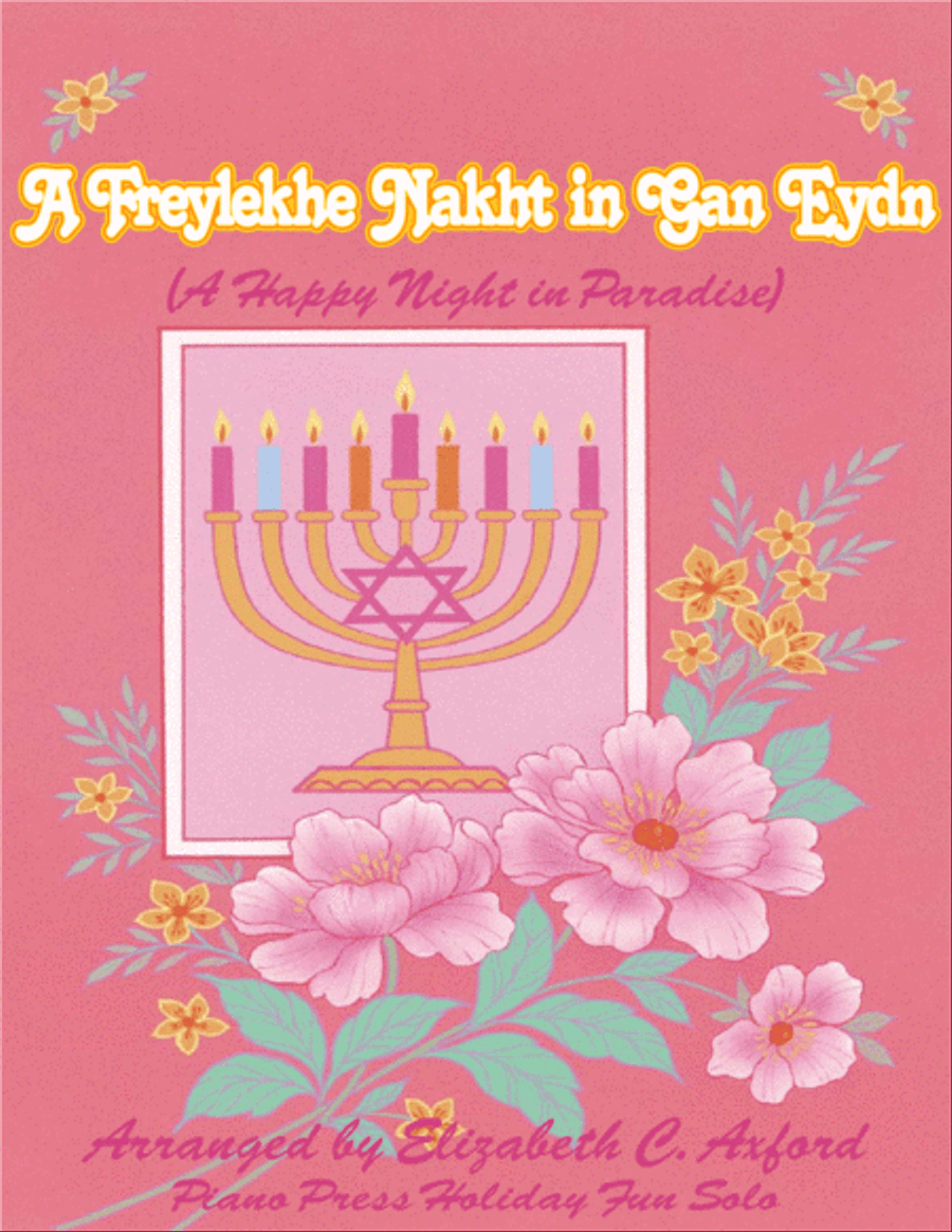 A Freylekhe Nakht in Gan Eydn (A Happy Night in Paradise) Easy Piano scores gallery preview page 1