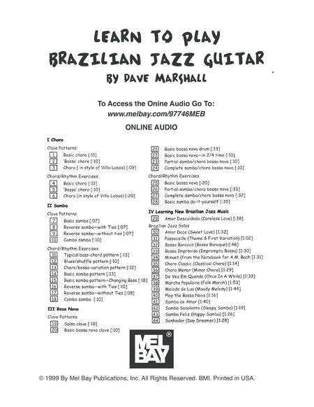 Learn to Play Brazilian Jazz Guitar image number null
