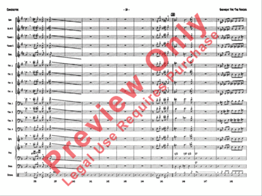 Swingin' for the Fences Jazz Ensemble scores gallery preview page 18
