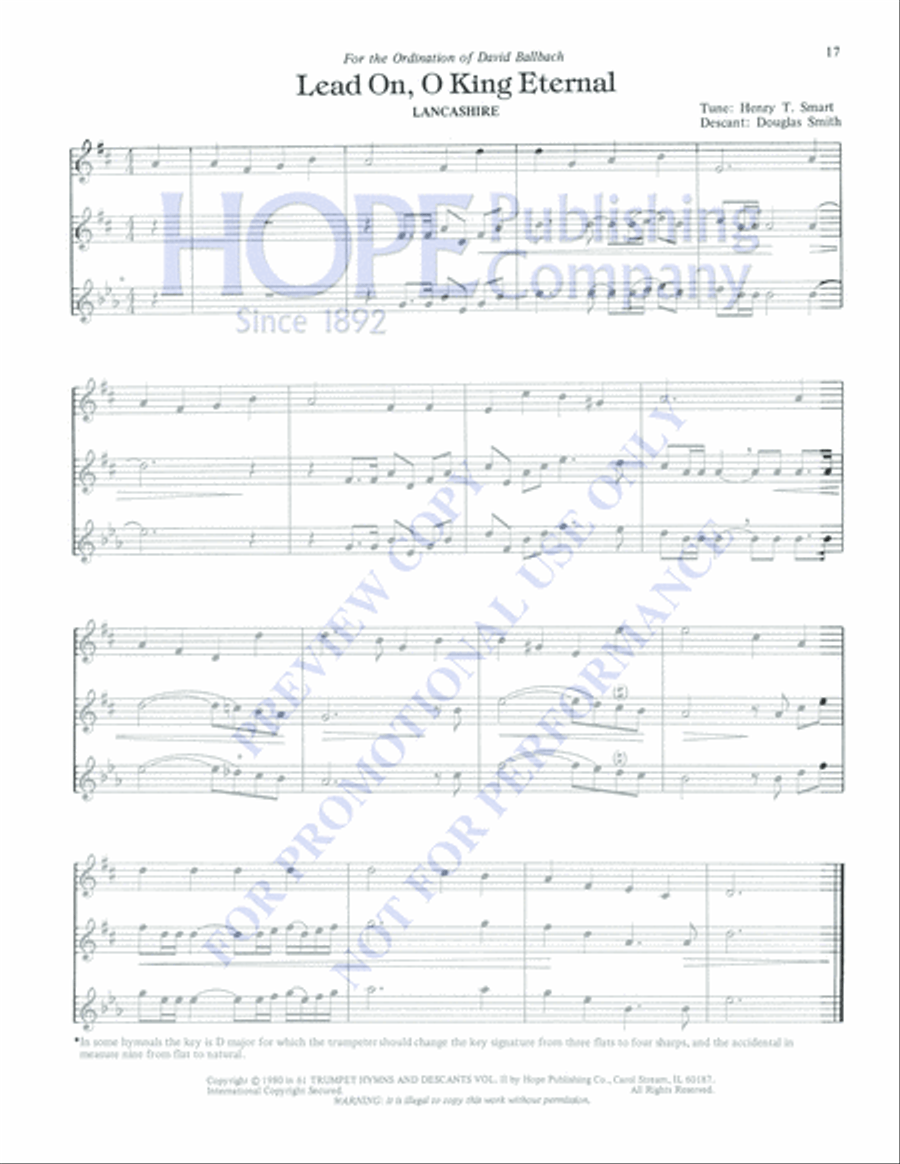 61 Trumpet Hymns and Descants, Vol. 2 Trumpet Solo scores gallery preview page 19