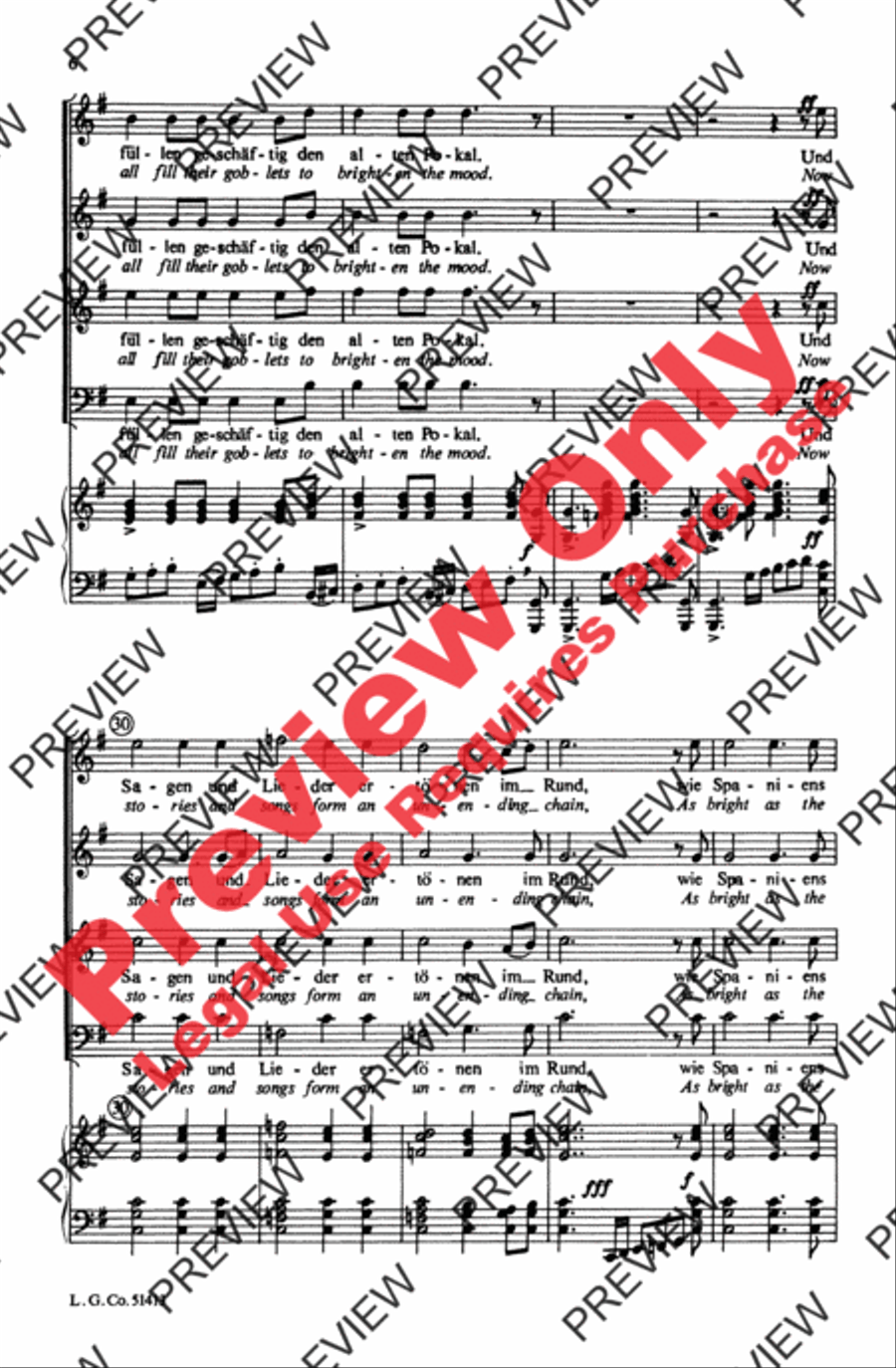 Zigeunerleben Zigeunerleben Choir scores gallery preview page 6