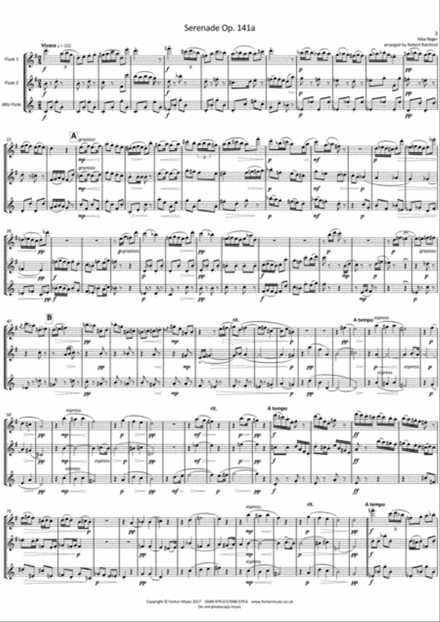 Serenade Flute Trio scores gallery preview page 2