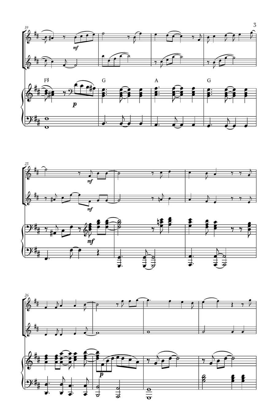 Mary, Did You Know? Flute scores gallery preview page 3