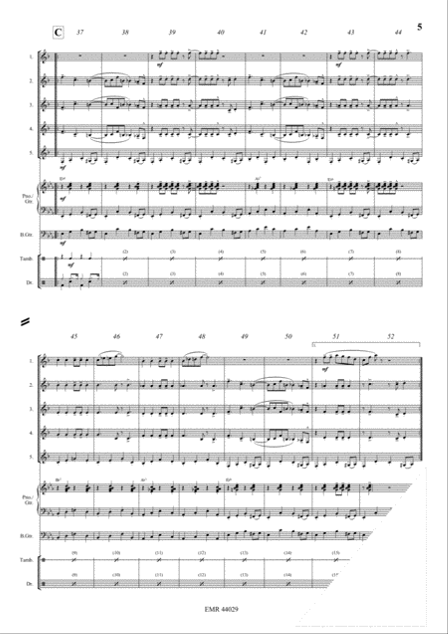 Rockin' All Night Clarinet scores gallery preview page 5