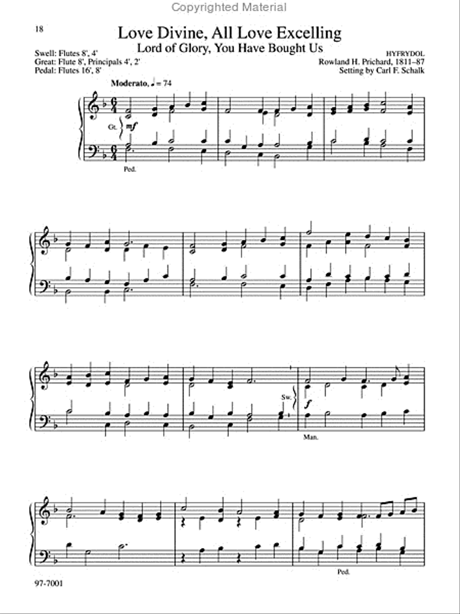 Musica Sacra: Easy Hymn Preludes for Organ, Vol. 1