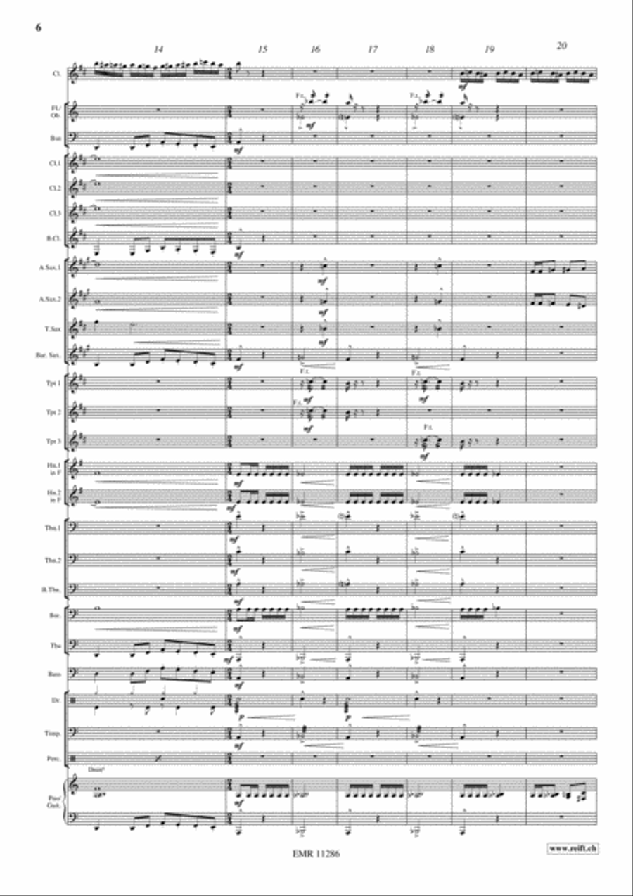 Swingair Bumble Bee Swingair Bumble Bee Concert Band scores gallery preview page 7