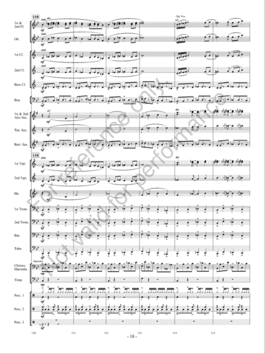 Crush Concert Band scores gallery preview page 19