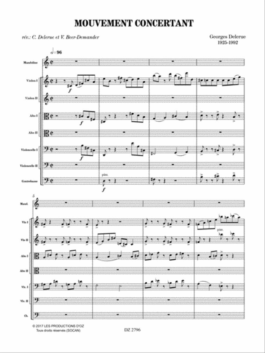 Mouvement concertant String Orchestra scores gallery preview page 4