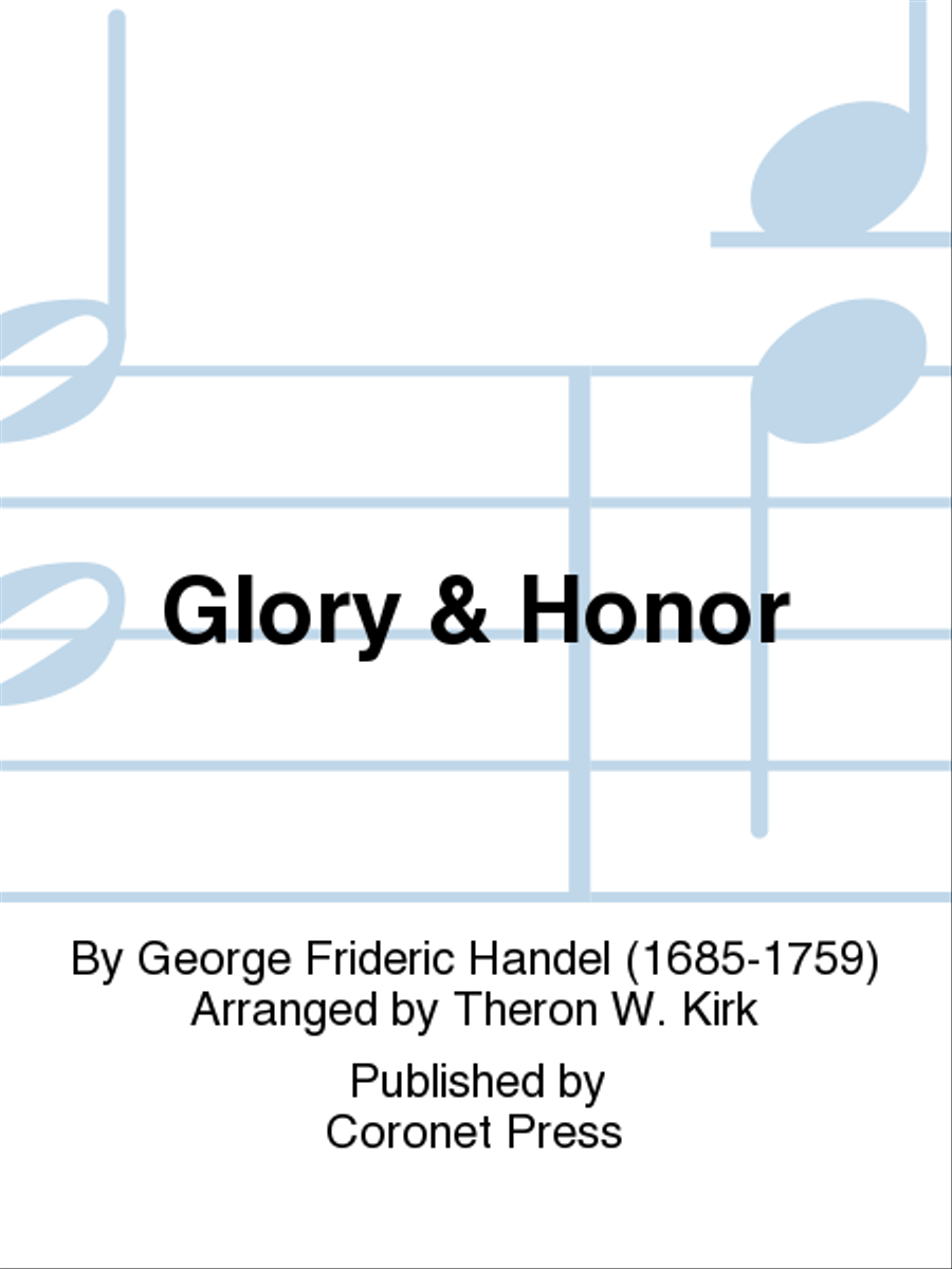 Glory & Honor Glory & Honor 4-Part scores gallery preview page 1