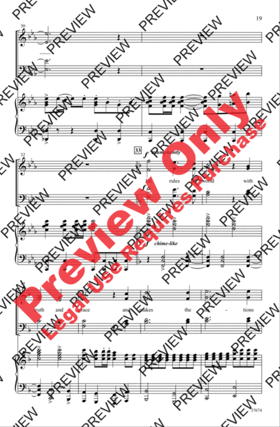 Festival of Carols 4-Part scores gallery preview page 19
