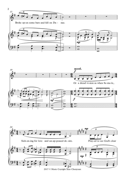 Ave Maria Plena Gratia, In G Major, For Alto Solo Or Bass Solo With Piano