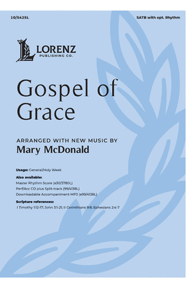 Book cover for Gospel of Grace - Performance/Accompaniment CD plus Split-track