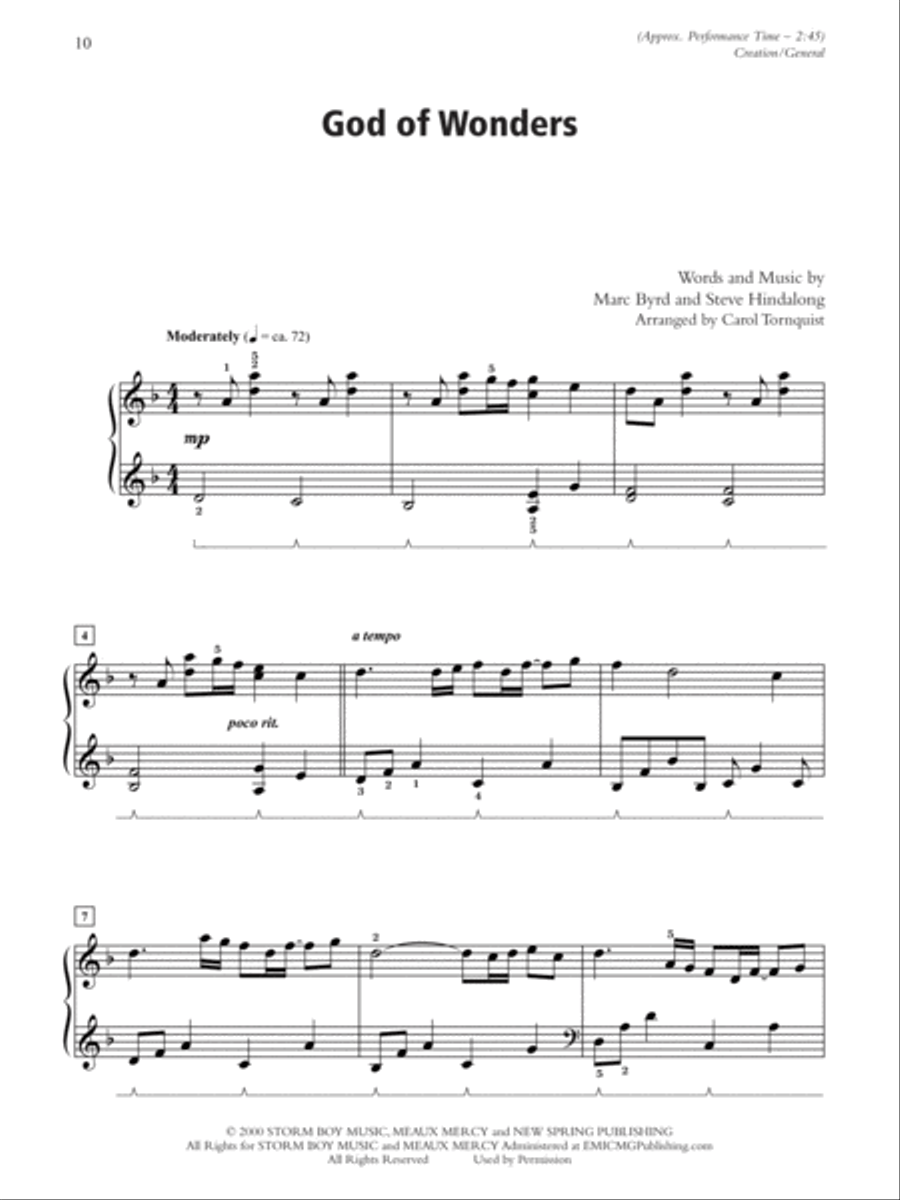 What Praise Can I Play on Sunday?, Book 1 Piano Solo scores gallery preview page 8