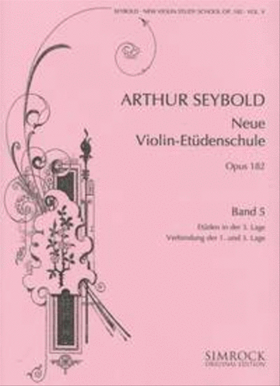 Neue Violin Etudes 5 Op.182 Violin Solo scores gallery preview page 1