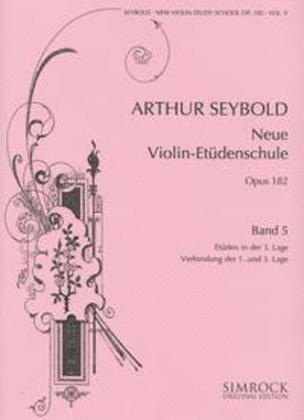 Neue Violin Etudes 5 Op.182