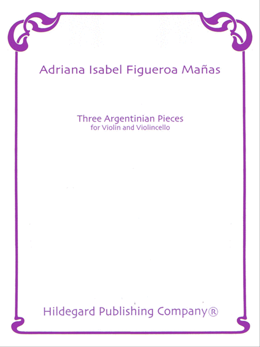 Three Argentinian Pieces Chamber Music scores gallery preview page 1