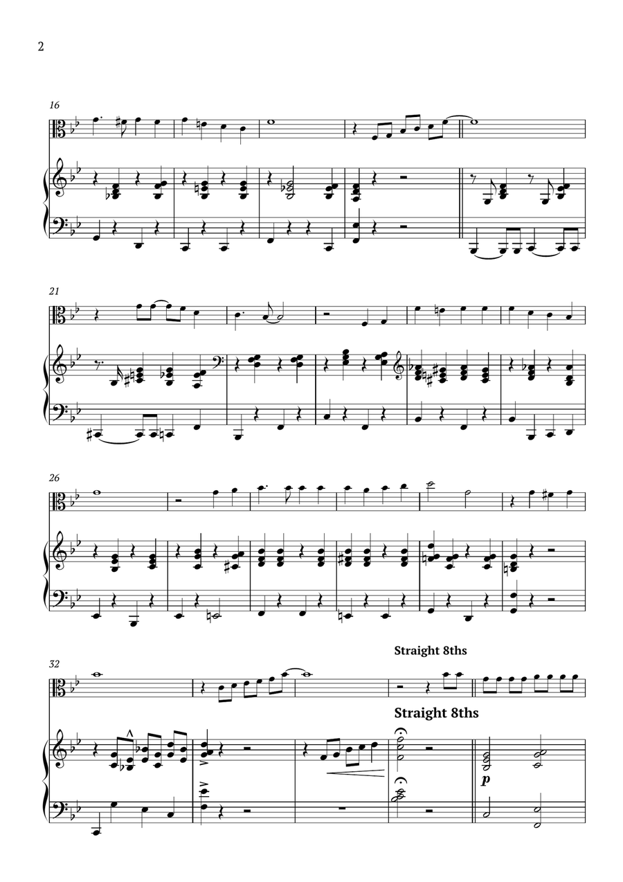 As We Stumble Along Viola scores gallery preview page 2