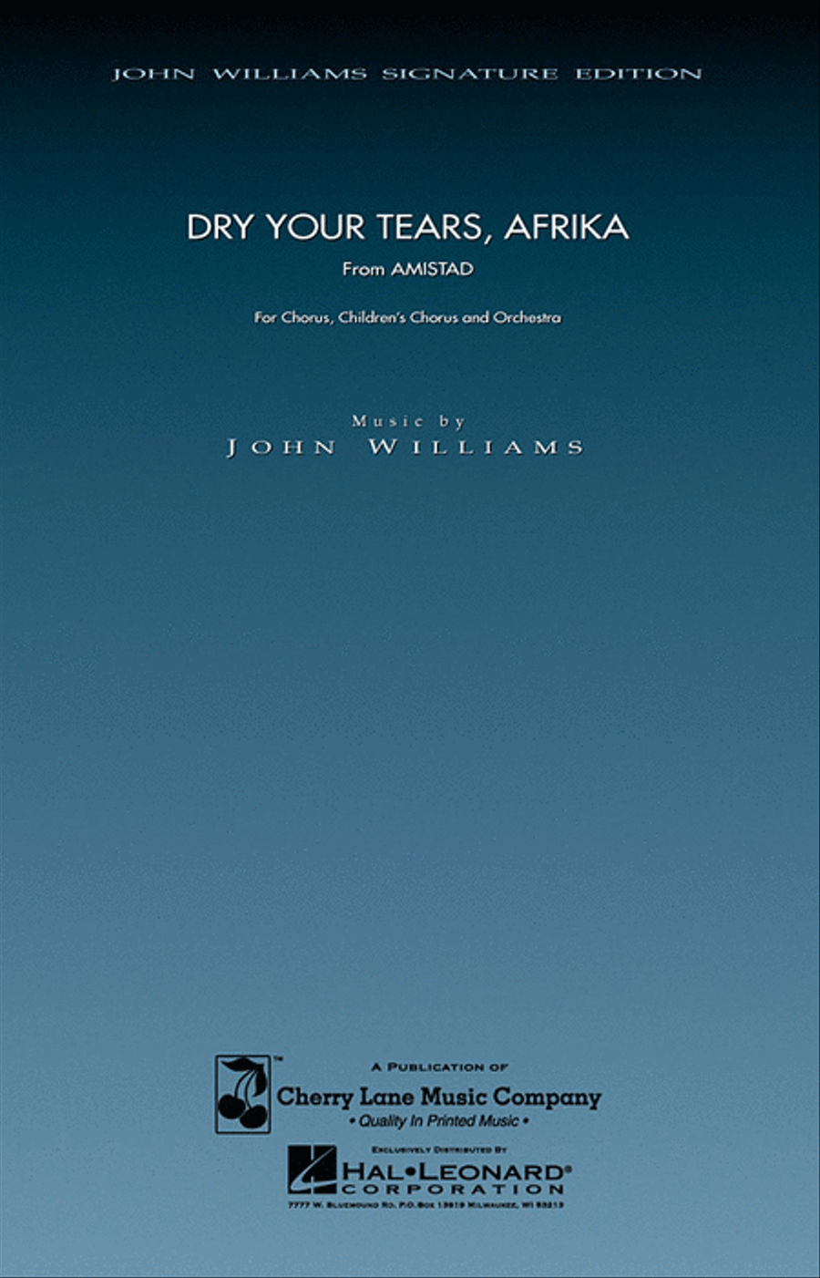 Dry Your Tears, Afrika (from Amistad) 4-Part scores gallery preview page 1