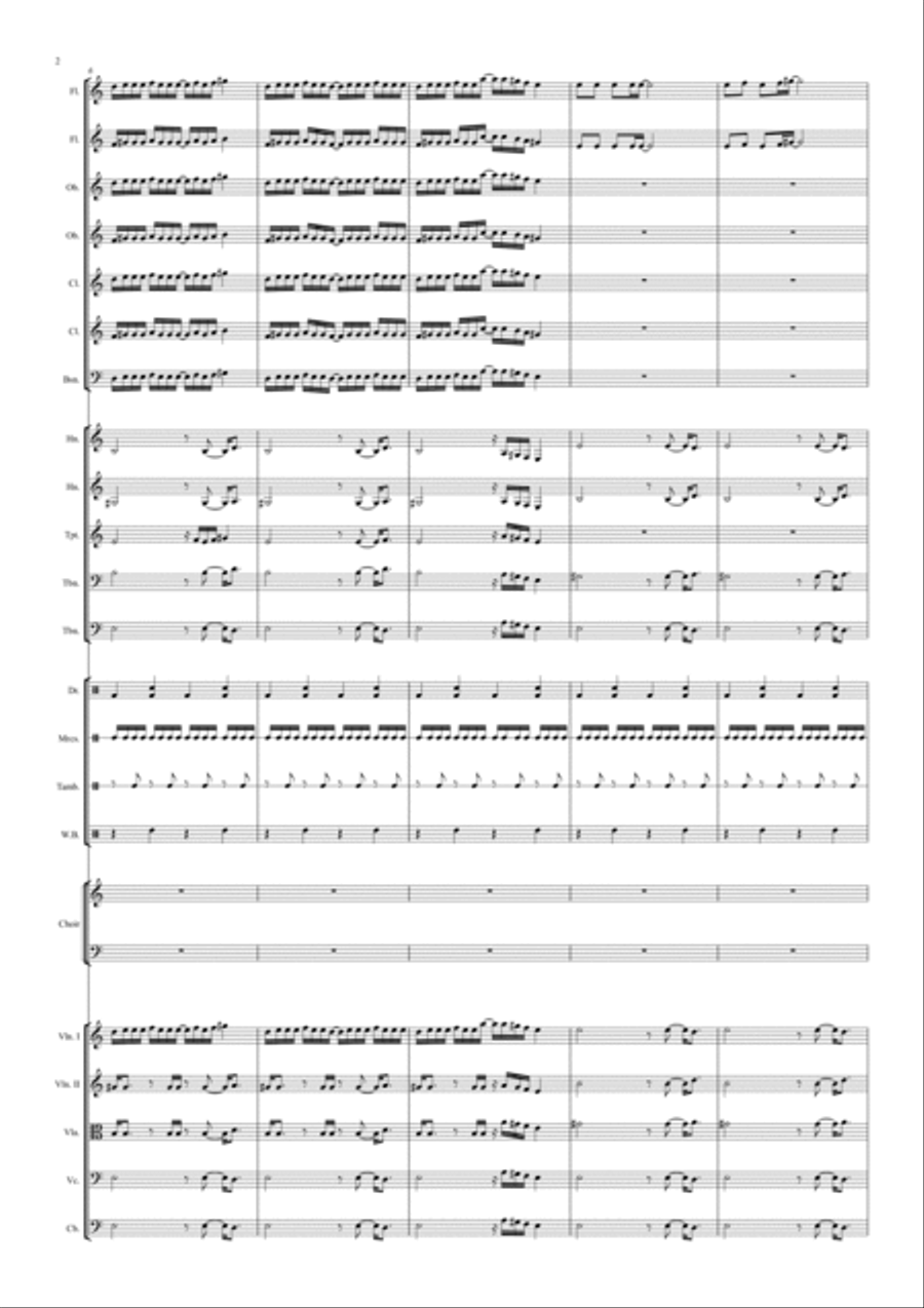 Gibi Gibi Gibi Gibi Full Orchestra scores gallery preview page 2