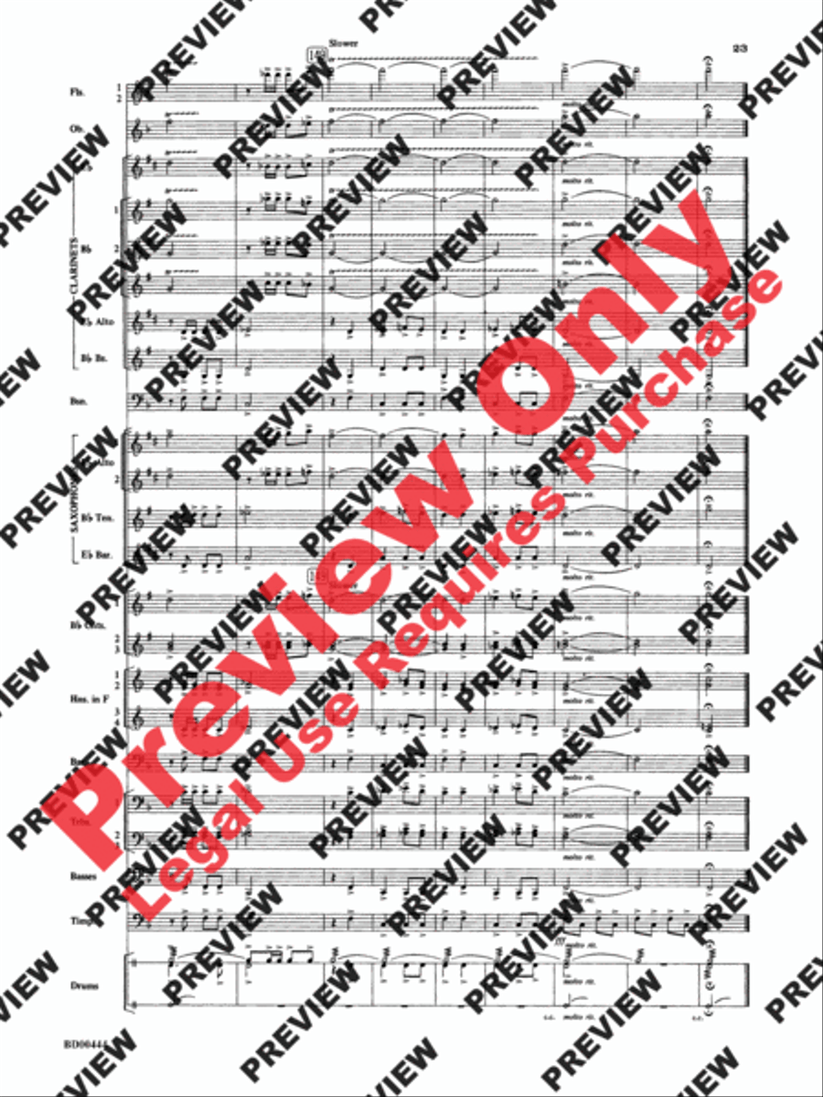 Lethbridge Overture Concert Band scores gallery preview page 24