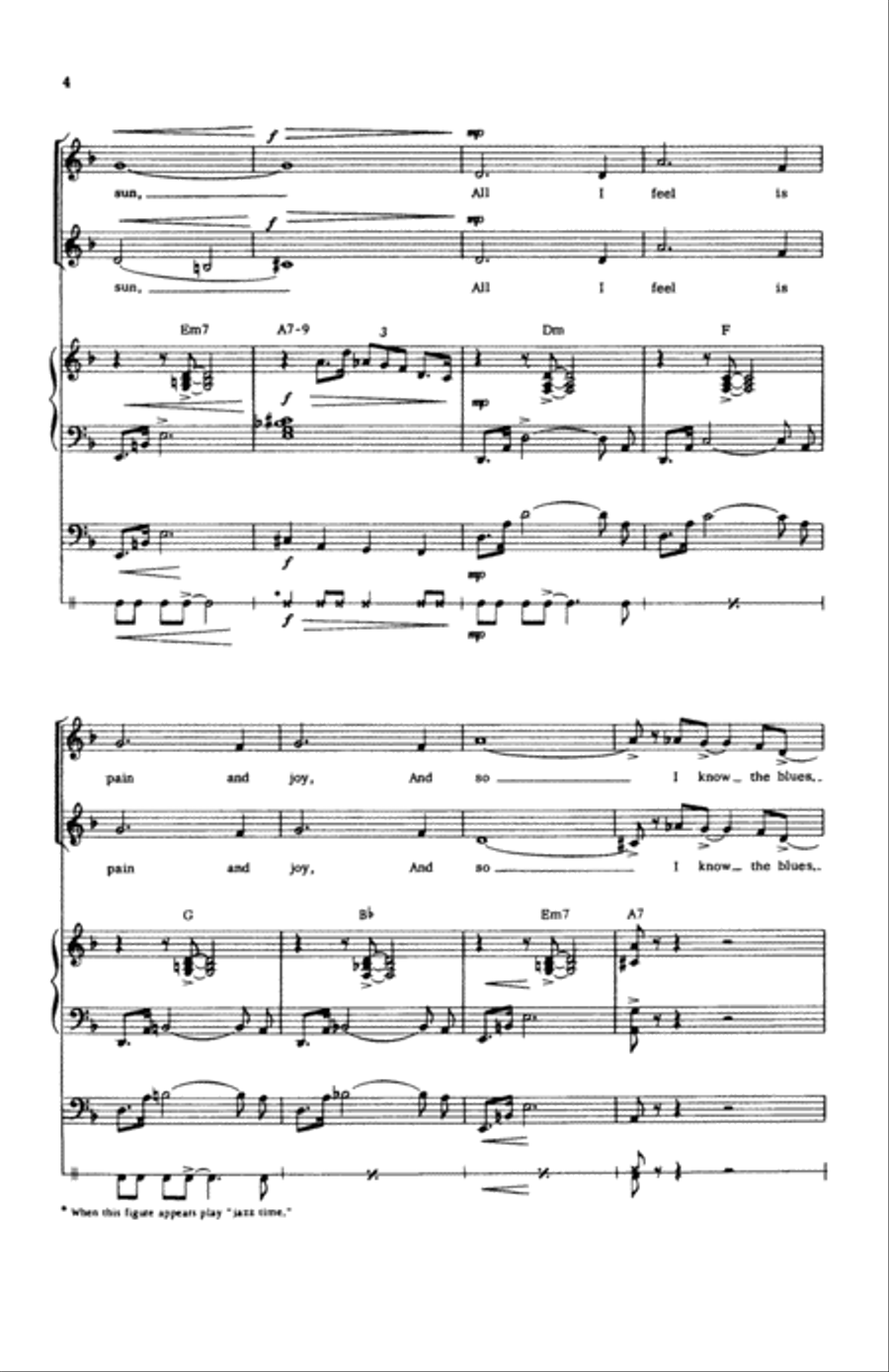 All About the Blues All About the Blues Choir scores gallery preview page 2