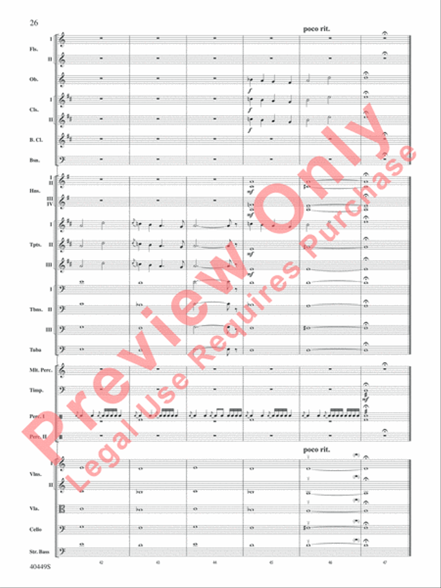 The Hobbit: An Unexpected Journey, Suite from Full Orchestra scores gallery preview page 27