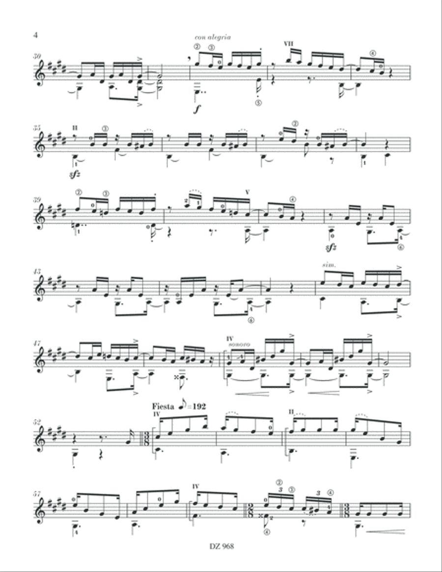 ¡Claro que si!, ¡Claro que no! Classical Guitar scores gallery preview page 4