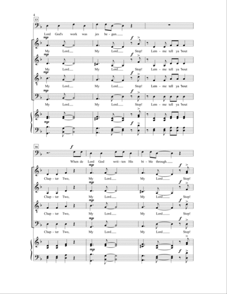 My God Is a Rock Divisi scores gallery preview page 8