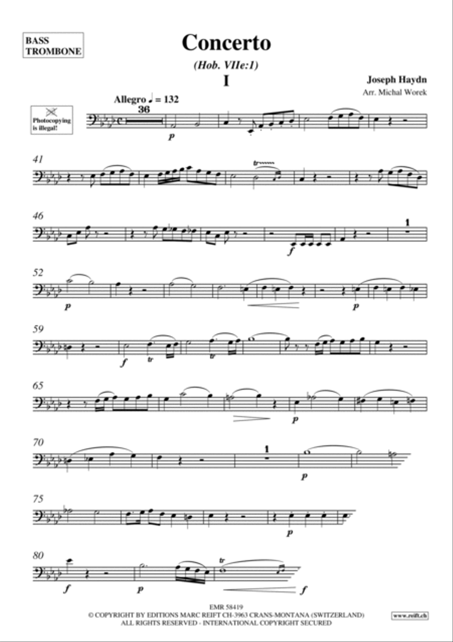 Concerto Bass Trombone scores gallery preview page 3