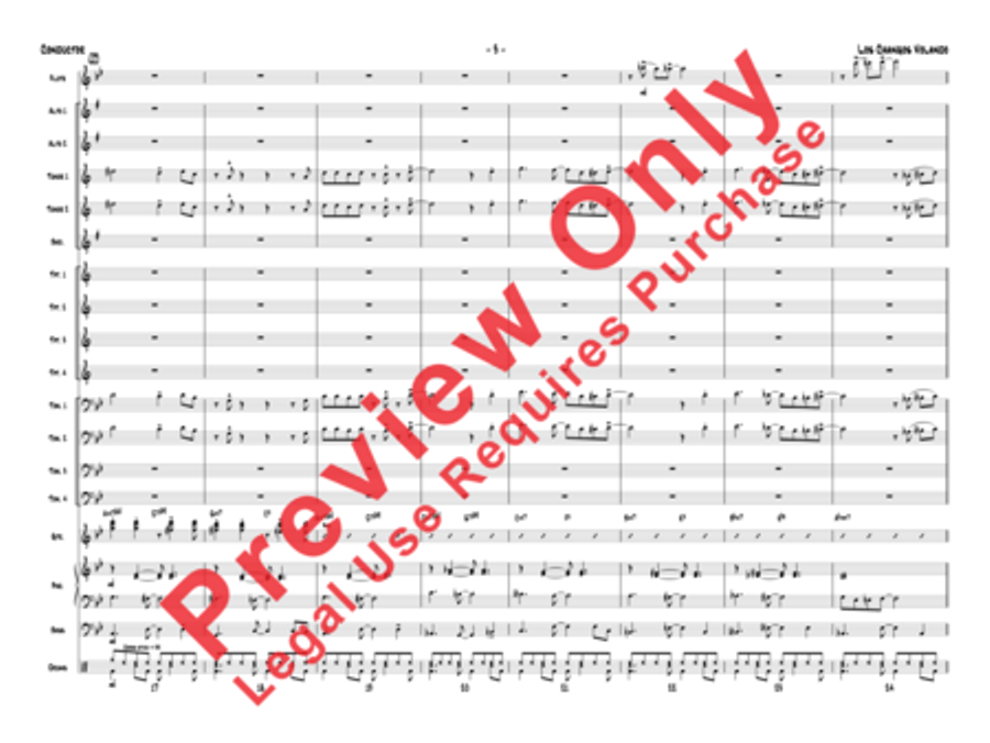 Los Changos Volando Jazz Ensemble scores gallery preview page 6