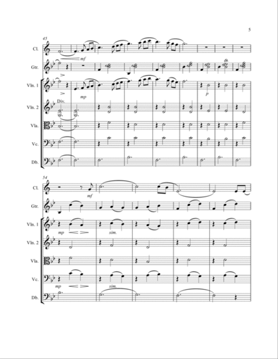 Cinema Paradiso Cinema Paradiso Small Ensemble scores gallery preview page 4