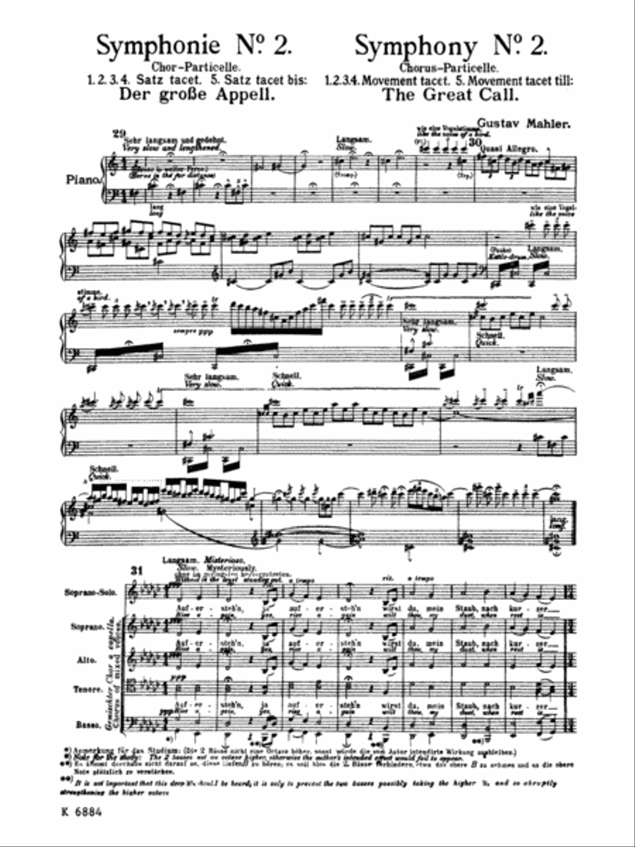 The Great Call (from Symphony No. 2) 4-Part scores gallery preview page 2