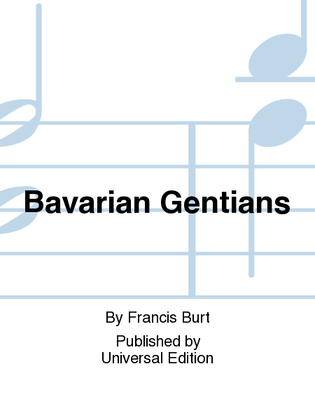 Bavarian Gentians