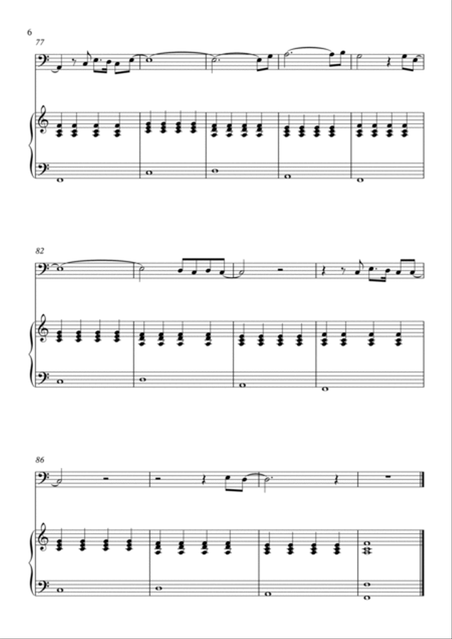 Stay Stay Piano scores gallery preview page 6
