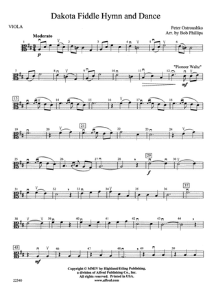 Dakota Fiddle Hymn and Dance: Viola