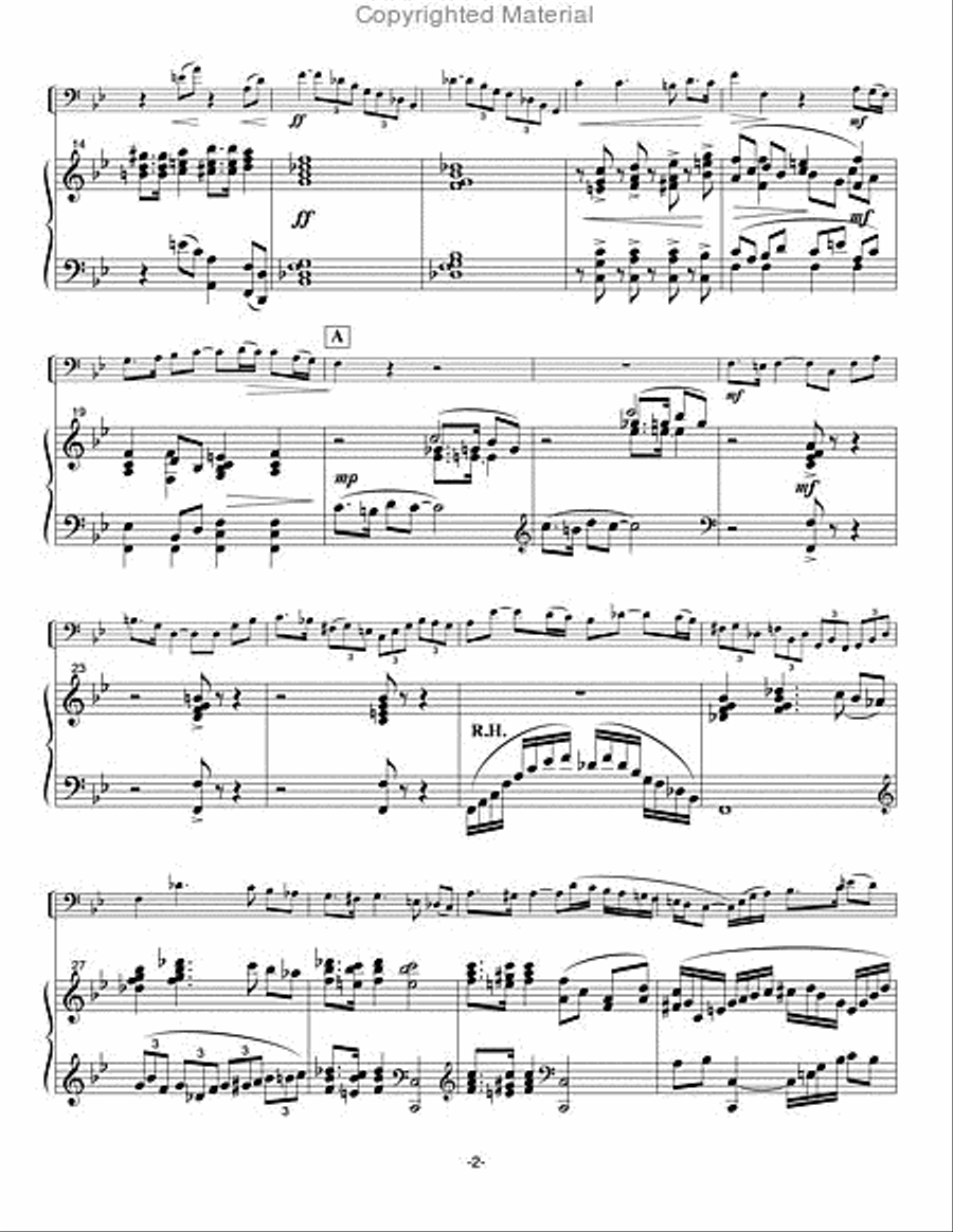 Pershing Concerto Euphonium scores gallery preview page 3