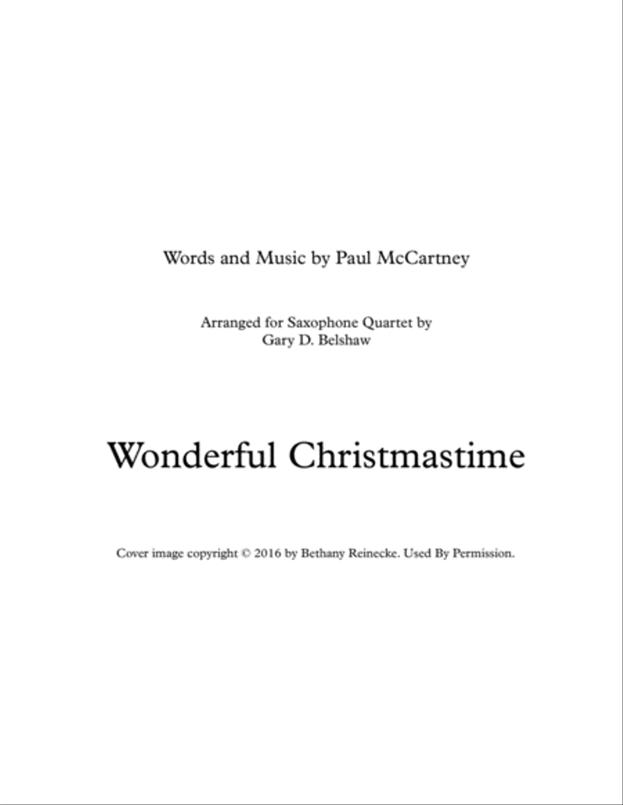 Wonderful Christmastime Woodwind Quartet scores gallery preview page 2