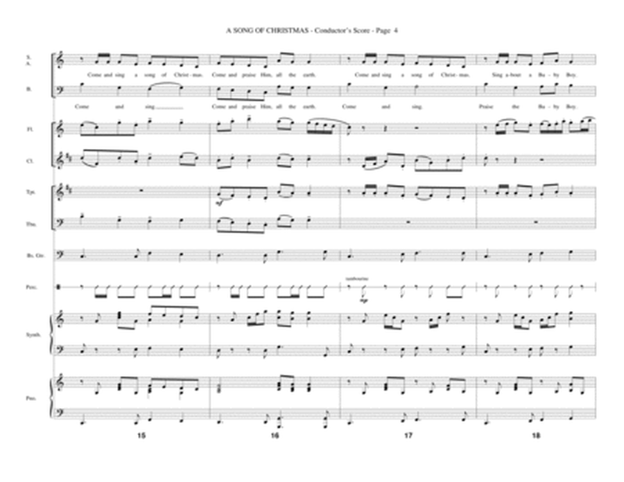 Sing A Song Of Christmas - Score