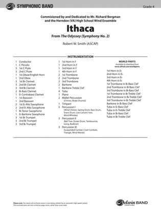 Ithaca (from The Odyssey (Symphony No. 2)): Score