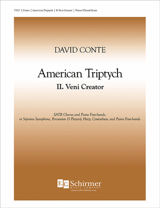 American Triptych: II. Veni Creator (Piano/Choral Score)