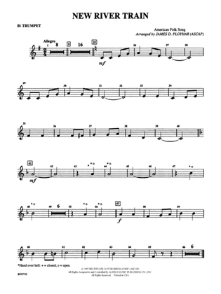 New River Train (American Folk Song): 1st B-flat Trumpet